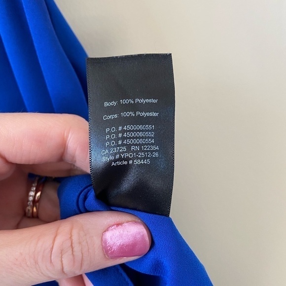 Aritzia Babaton Morris Blouse XS in Cobalt Blue - Picture 11 of 14